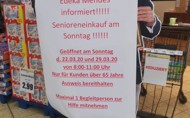 Senioreneinkauf am Sonntag