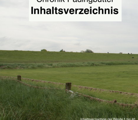 Inhaltsverzeichnis der Chronik Padingbüttel!